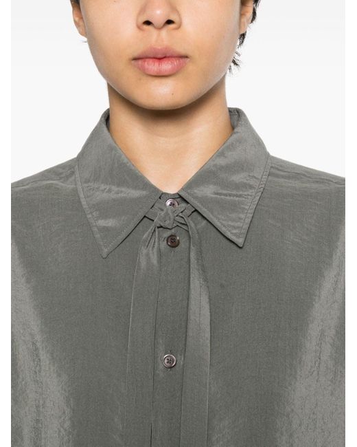 Lemaire Gray Long-sleeve Shirt