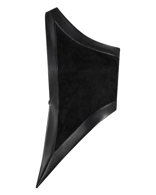 Haut Asymétrique À Dos Ouvert Manière De Voir en coloris Black