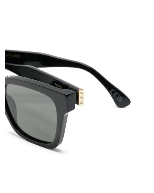 Retrosuperfuture Gray Square-Frame Tinted Sunglasses