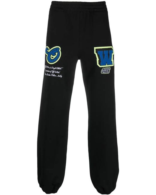 Off-White c/o Virgil Abloh Black 'vars Slim' joggers for men