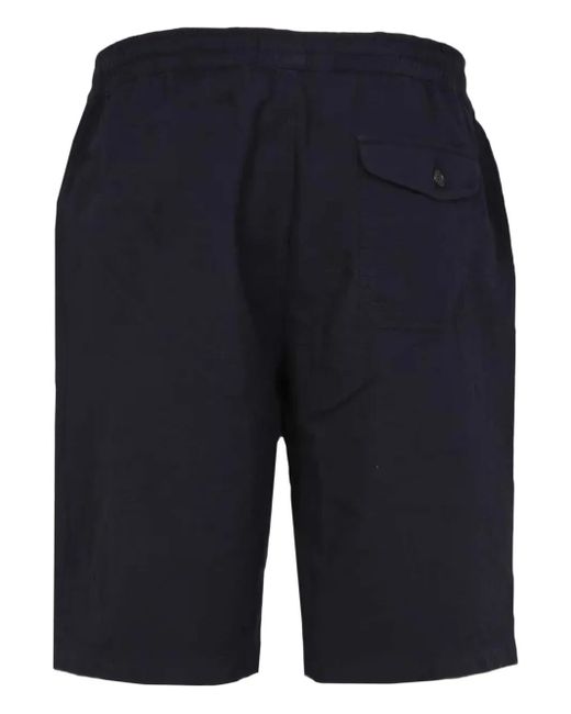 Universal Works Blue Drawstring Pocket Shorts for men