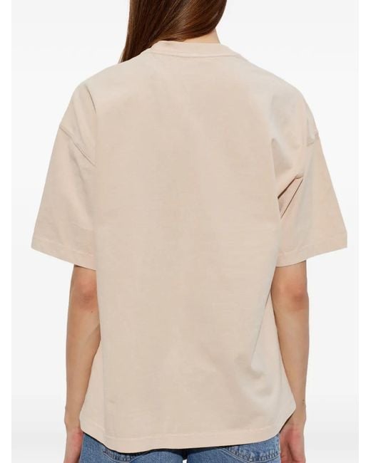 AllSaints Natural Etta Logo-Patch T-Shirt