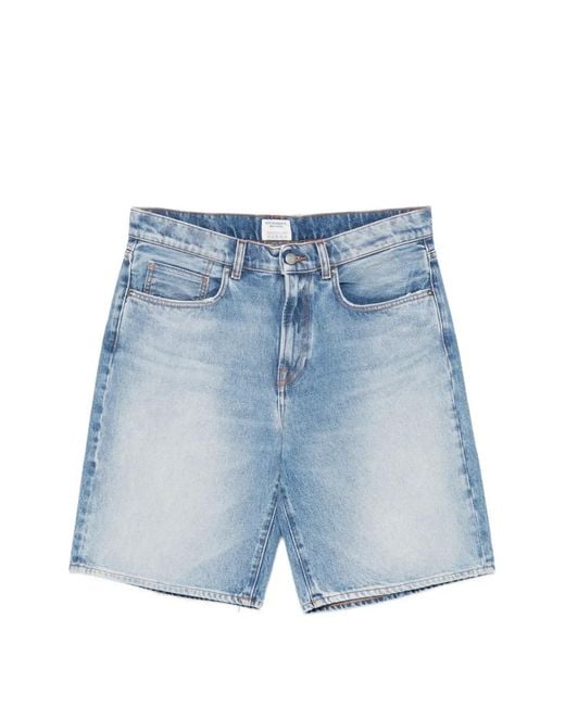 Short À Patch Logo Roy Rogers pour homme en coloris Blue