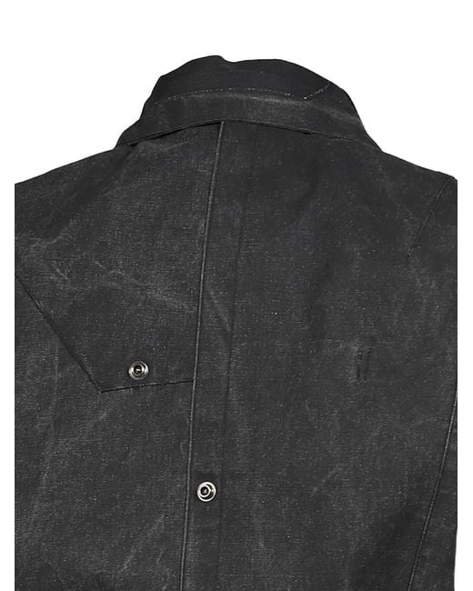 UNDER THE SIGN Black Dustborn Light Patchwork Bomber Jacket for men