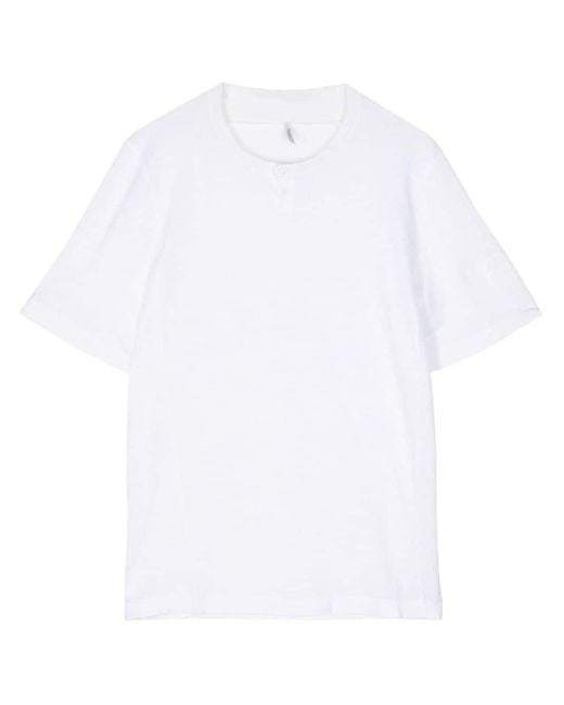 Camiseta con cuello redondo Transit de hombre de color White