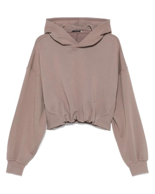 Low Classic クロップド パーカー Brown