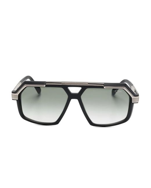 Cazal Black Geometric-Frame Sunglasses