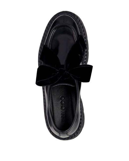 Jimmy Choo Black Marlow Bow-detail Lace-up Shoes for men