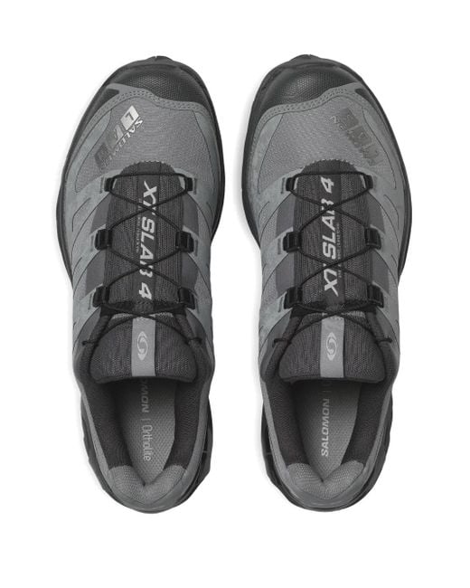 Salomon Gray Xt-4 Og Protective Lace-Up Sneakers