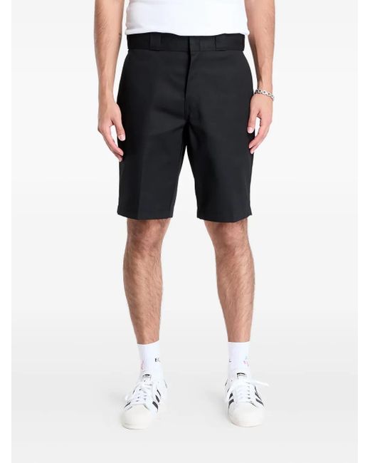 Dickies Black Flat-Front Shorts for men