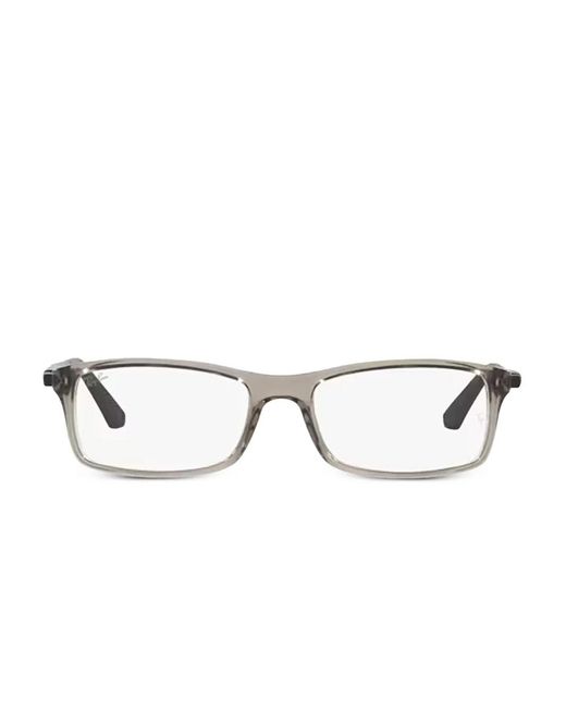 Ray-Ban Gray Eckige Brille