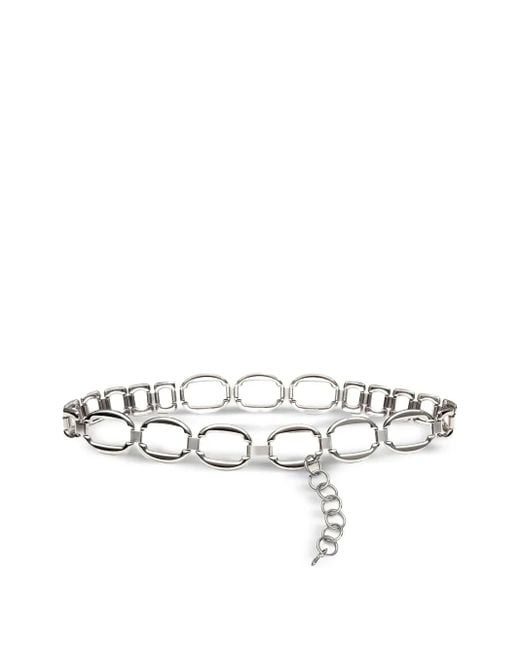The Good Statement White Chain-Link Belt