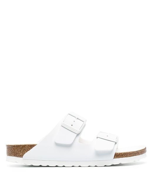 Birkenstock Mayari wit patent narrow slippers dames (1005281) -  outletsportschoenen.nl