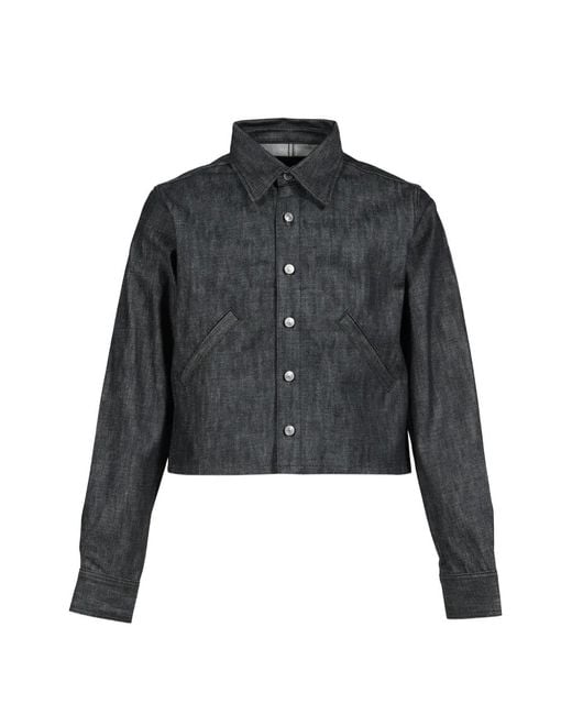 Rivet & Hide Cropped Shirtjack in het Black voor heren