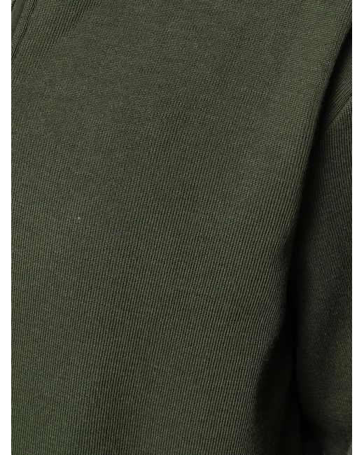 Paul & Shark Green Half-Zip Sweater for men