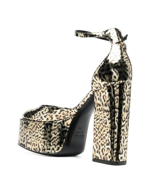 Paris Texas Black Leopard-Print 130Mm Pumps