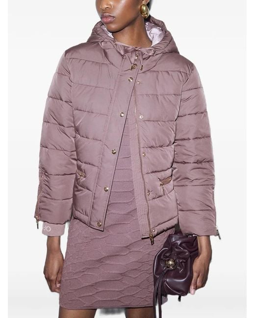 Liu Jo Brown Matte Nylon Jacket