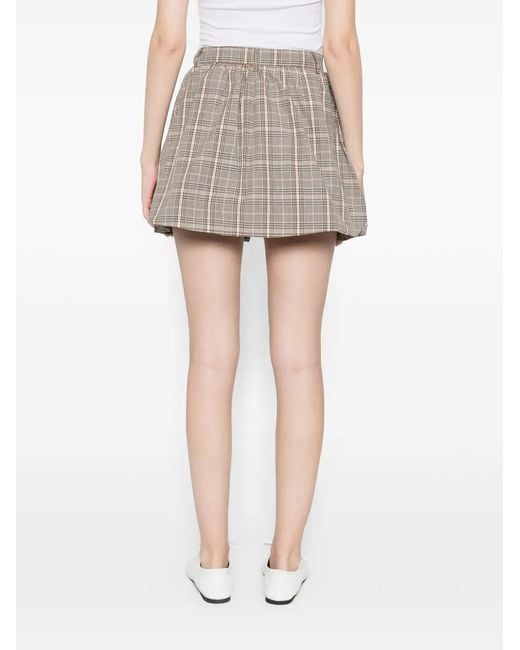 Baum und Pferdgarten Natural Samaya Checked Mini Skirt