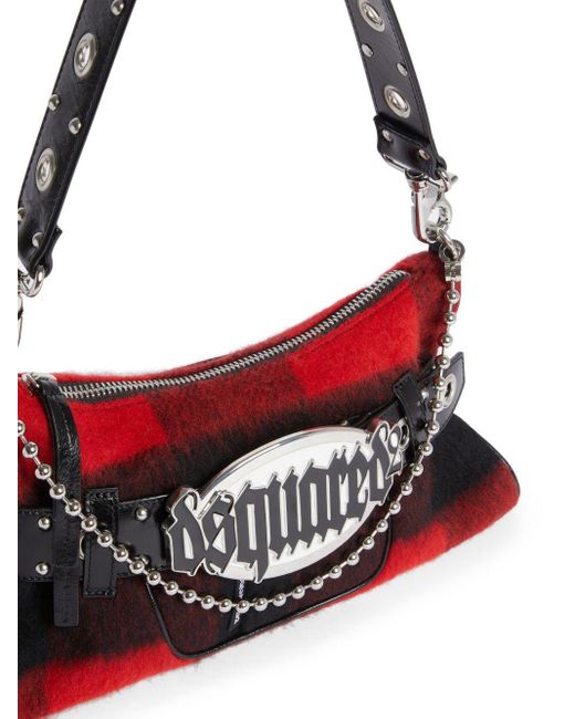DSquared² Red Gothic Schultertasche