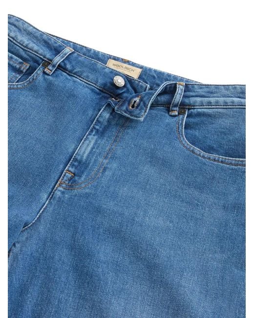 Woolrich Blue Five-Pocket Jeans