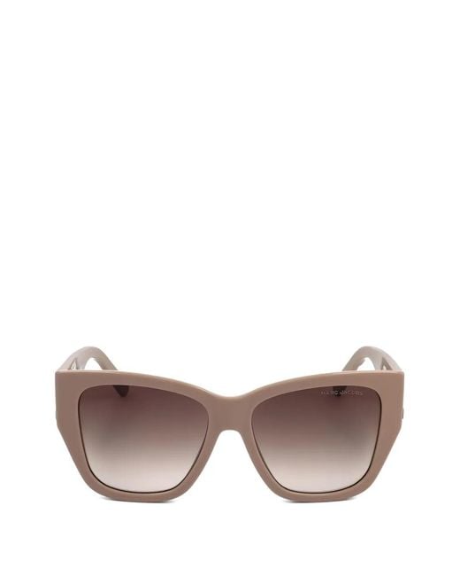 Marc Jacobs Pink Square-Frame Sunglasses
