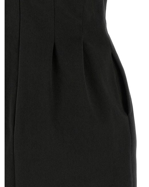 Elisabetta Franchi Black Mini Dress