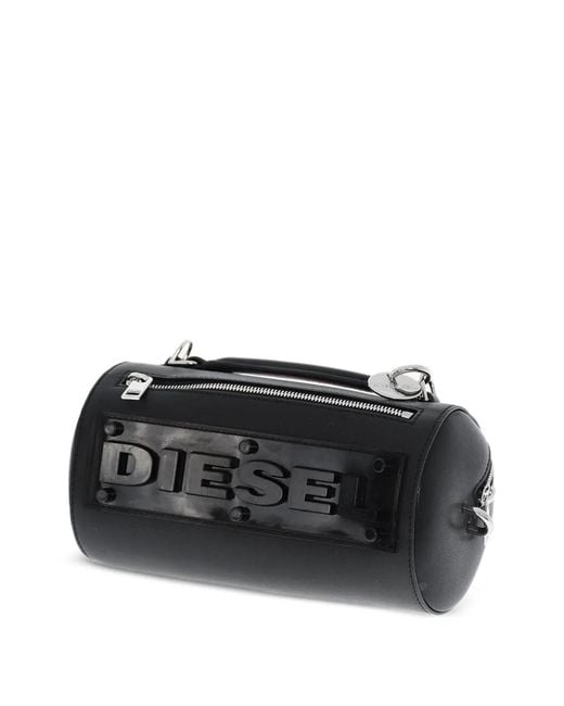 DIESEL Black Cayac Embossed-Logo Belt Bag