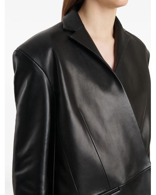 Khaite Black Palto Jacket