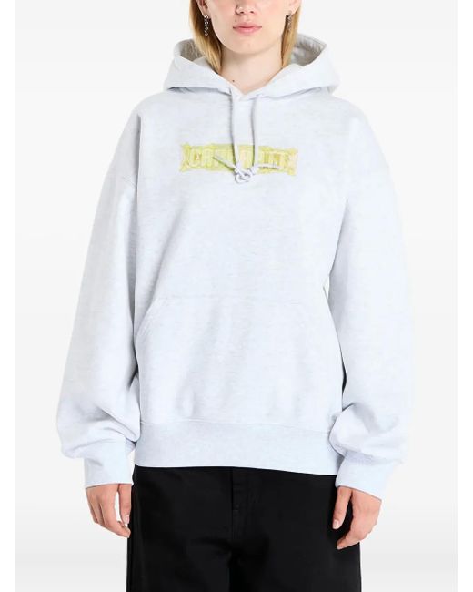 Carhartt White Electric Boogie Graphic-Print Hoodie for men