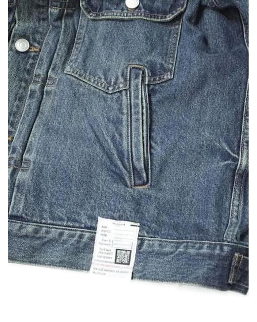 Maison Mihara Yasuhiro Blue Button-Up Jacket for men