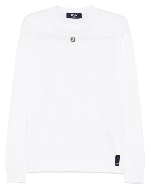 メンズ Fendi モノグラム セーター White