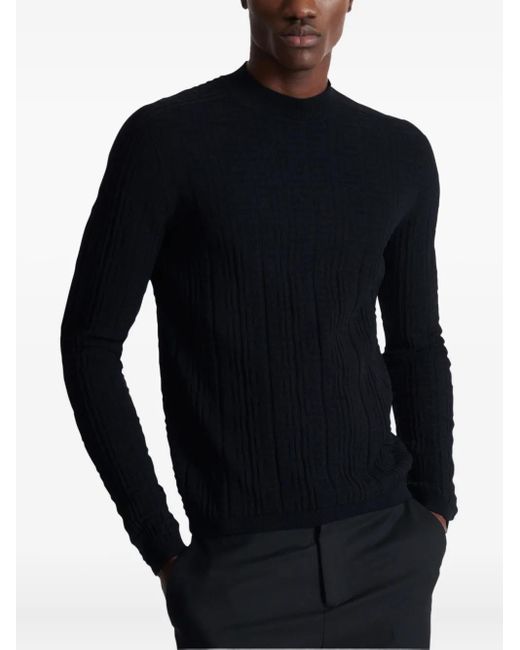 Pull À Logo Balmain pour homme en coloris Blue
