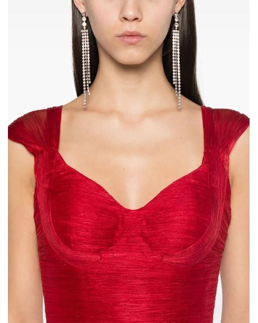 IRIS SERBAN Red Sayan Gown