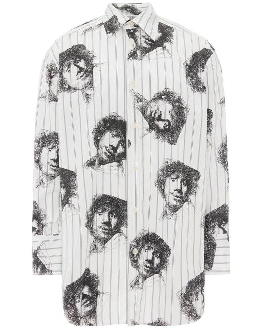 JW Anderson Hemd mit Rembrandt-Print in Grau für Herren | Lyst AT