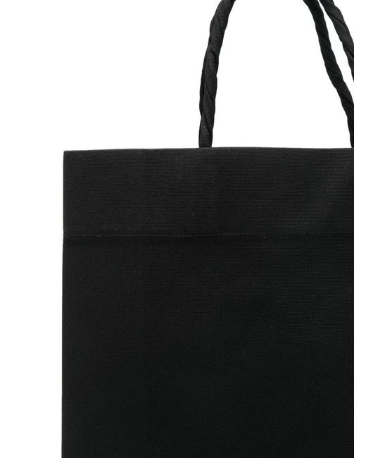 Issey Miyake Black Paper Bag Tote Bag