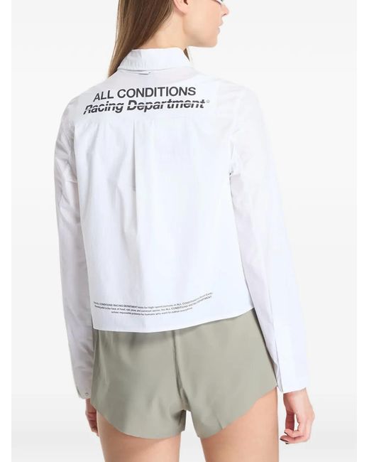 Nike White Acg Aireez Graphic-Print Shirt