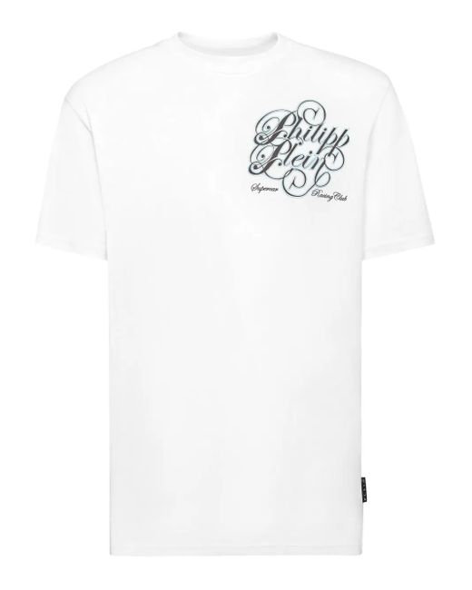 Philipp Plein White Club The Course T-Shirt for men