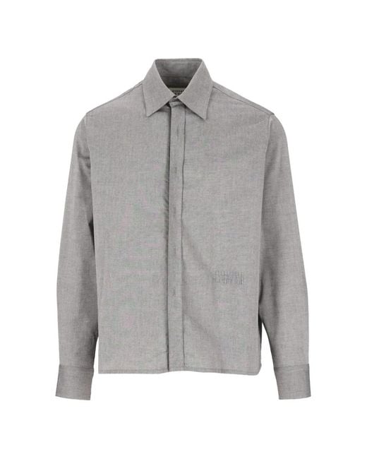 MM6 by Maison Margiela Gray Zip-Up Cotton Jacket for men