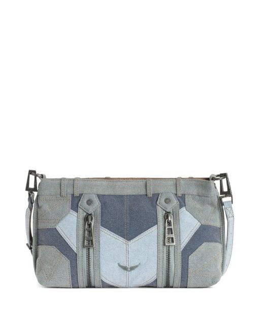 Zadig & Voltaire Gray Sunny Mood Crossbody Bag