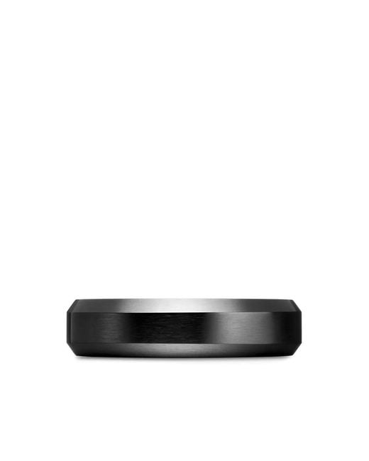 David Yurman Beveled Bandring 6Mm in Black für Herren
