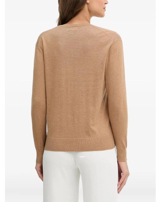 Polo Ralph Lauren White Polo Pony V-Neck Top