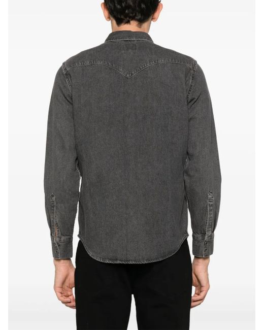 Levi's Gray Barstow Western Shirt for men