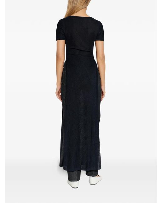 Lemaire Black Side-Slit T-Shirt