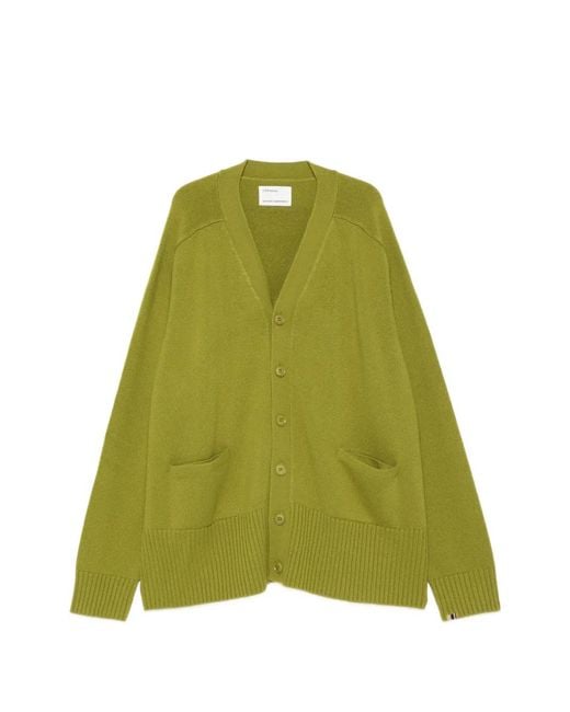 Extreme Cashmere Green Taurus Pocket Cardigan