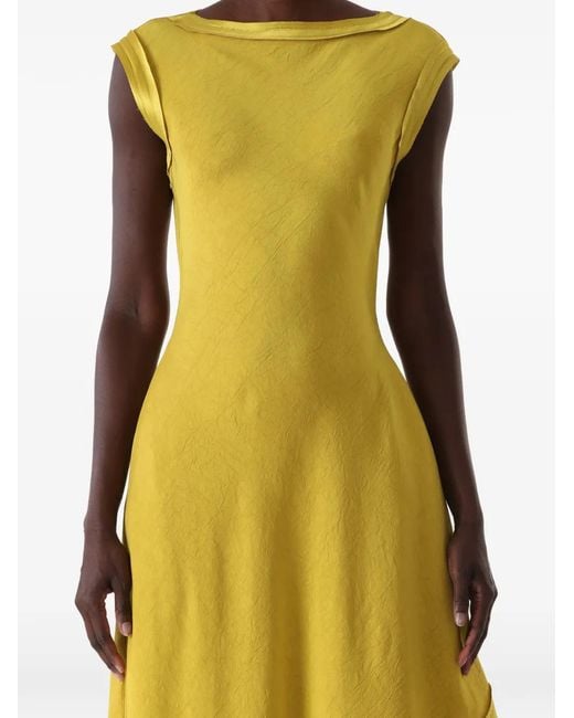 Jason Wu Yellow Asymmetric-Hem Gown