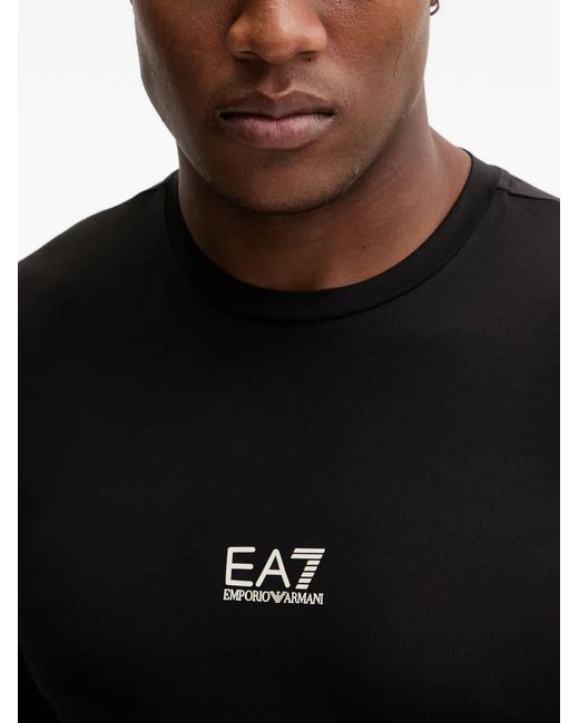 EA7 Black Dynamic Athlete T-Shirt for men
