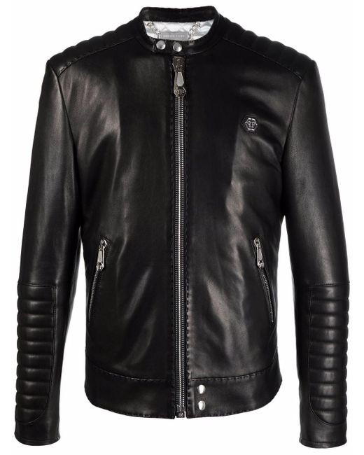 plein lederjacke herren