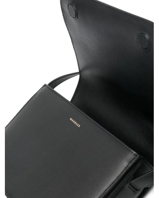 Wandler Black Medium Oscar Trunk Shoulder Bag
