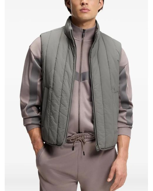 Chaleco Acolchado HUGO de hombre de color Gray