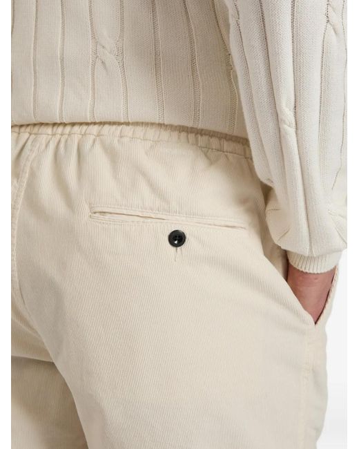 Slowear Natural Corduroy Bermuda Shorts for men